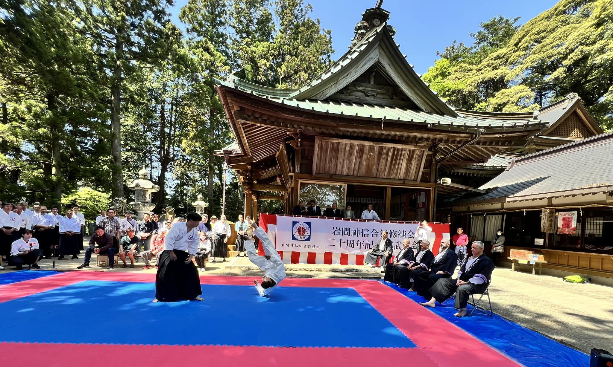 岩間合気道の演武風景